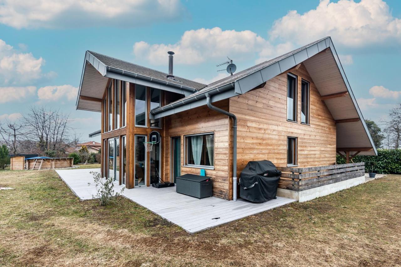 Villa Tout Confort - Piscine - Montagnes - Lac - Parking Armoy المظهر الخارجي الصورة