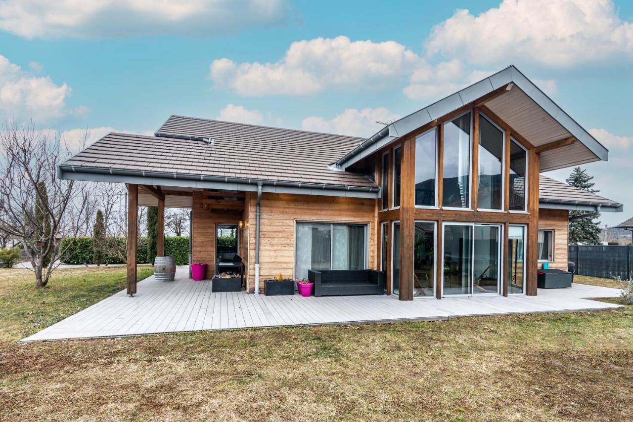 Villa Tout Confort - Piscine - Montagnes - Lac - Parking Armoy المظهر الخارجي الصورة